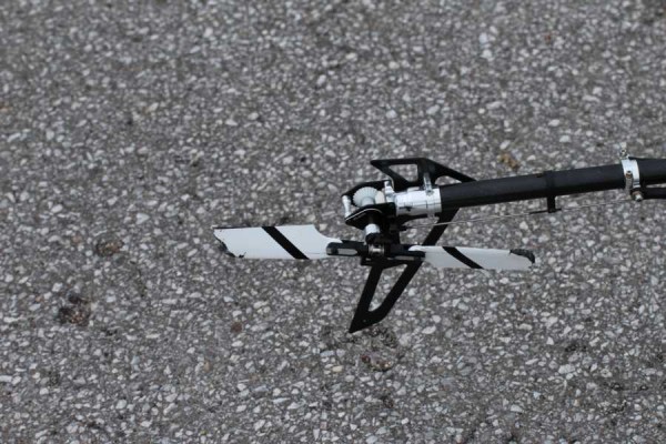 Ausser den Heckblättern und dem Stolz des Piloten nichts weiter beschädigt.